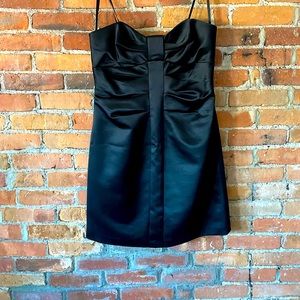 Max and Cleo satin strapless dress